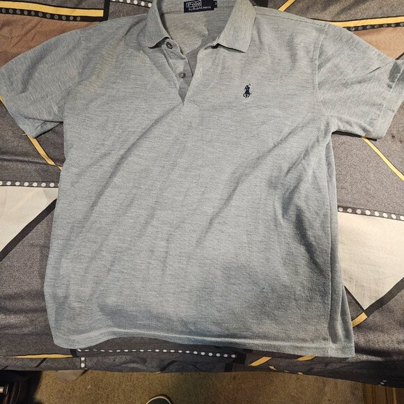RALPH LAUREN POLO SHIRT MDEDIUM ,GREY. - Picture 3 of 3